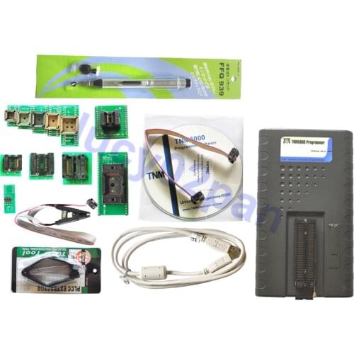 TNM5000 ISP EPROM Programmer+11pcs adapters includes TSOP48+test clip,Support MCU/EEPROM/CPLD/EEPROM/Flash Memory/Nand Flash