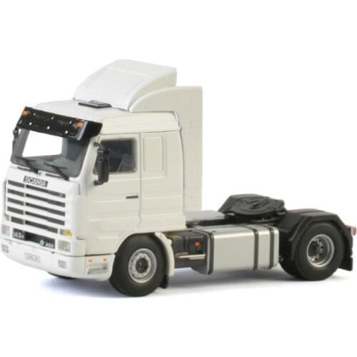 True Collectible Alloy Toy Model Wsi 1:50 Scania 3 Series Streamline 4x2 Tag Axle Diecast Truck Tractor Trailer Models