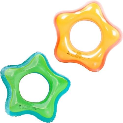 Size Inflatable Pool Floats Star-shaped Swim Ring Bath Toy Swimming Ring Pool Bathing Accessories For Kids Adults