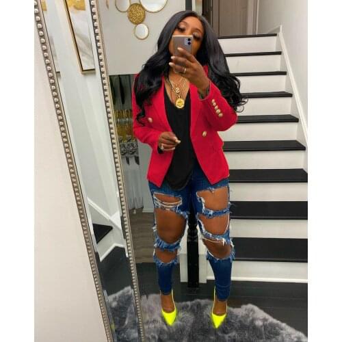 RMSFE 2021 Womens Long Sleeve Lapel Fashion Temperament Commuter Solid Color Suit Pocket Coat Outwear