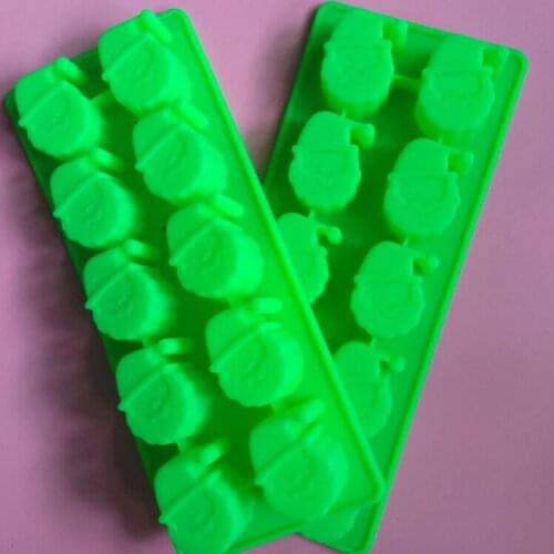 Santa Claus shape silicone mold fondant cake decoration mold ice mold resin clay craft mold DIY tool