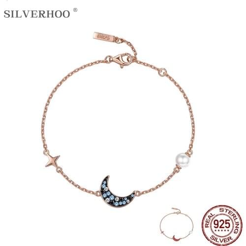 SILVERHOO Pink Bracelets