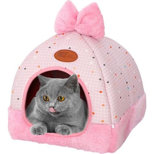 Dog Cat Bed Sofa Warming Dogs House pet Beds for Small Medium Pets Dogs Beds Nest House Winter Kennel for Puppy