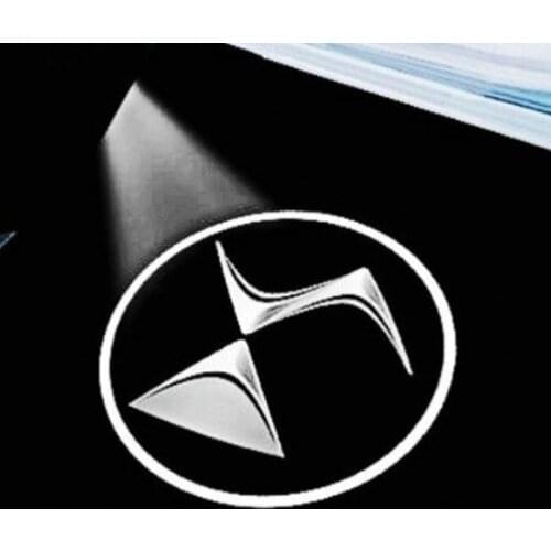 2X LED Logo Projector Car Door Light For MAZDA HONDA NISSAN Citroen TOYOTA Fiat Mitsubishi Suzuki VOLVO FORD KIA Mercedes Benz