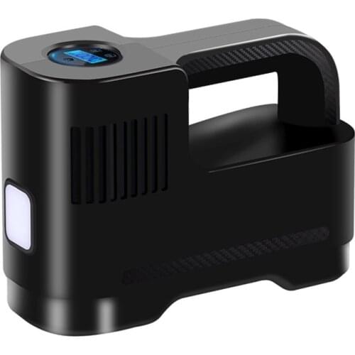 Air Compressor Tire Inflator for Automobiles and Bikes, Portable 12V DC Electric Car Tire Pump, Auto Shut Off, Pressure Gauge