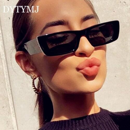 DYTYMJ 2021 Small Retro Sunglasses Women Vintage Rectangle Luxury Brand Sunglasses Women High Quality Gradient Shades for Women
