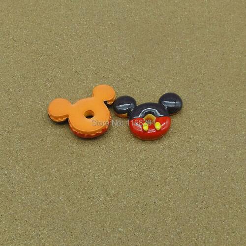 1pcs/lot Resin flat back hote sell Mickey head 38mm kawaii cabochons DIY christmas decorations A008-9