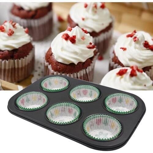 500Pcs Cupcake Cup Tree Pattern Muffin Cup Food-grade Paper Decorating Wrap Cupcake Liner Kitchen Tools