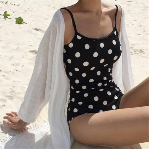 Anjouracy Black Two-piece Swimwear