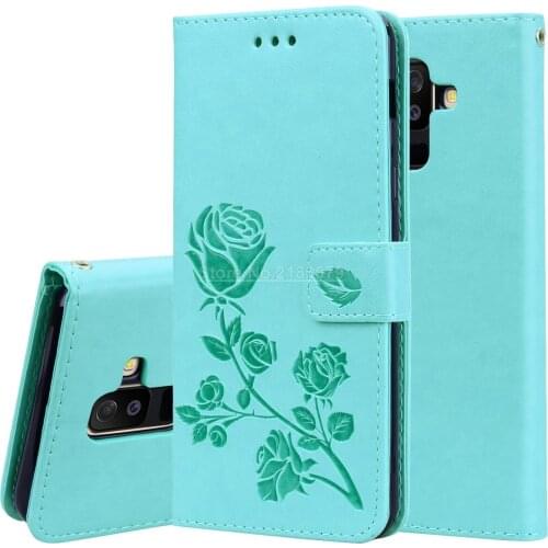 Case For Samsung Galaxy A6 Plus 2018 Flip Wallet PU Leather Cover For Samsung A6 Plus 2018 A6Plus Cover Card Slot Phone Case