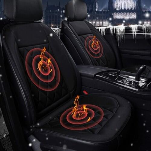 12V Heated Car Seat Cushion Cover Seat Heater Warmer Winter Household Cushion Car Driver Heated Seat Cushion