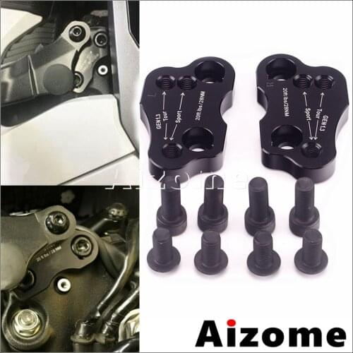Black Aluminum Handlebar Raising Pad For Honda Goldwing 1800 GL1800 Tour DCT Airbag Motorcycle Riser Heightened Block Kit 18-19