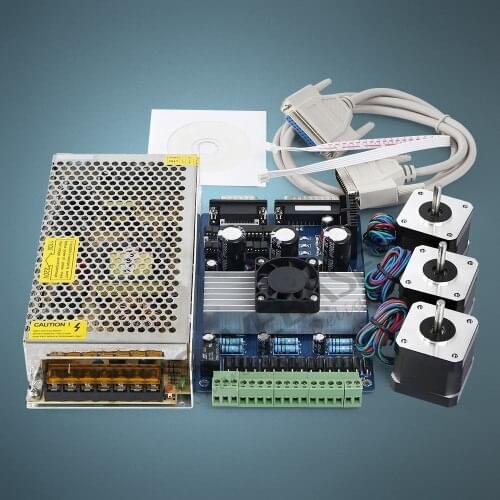 ENGMATE 3 Axis CNC Kit TB6560 Driver HB Nema17 56oz-in Motor 12V PSU For DIY