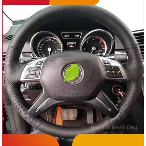 Alcantara Leather steering wheel cover For Mercedes-Benz E-Class E260 E200 E300 E180 E320L 2011-2015 2012 2013 2014 auto parts