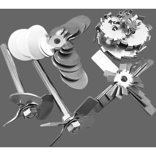 Laboratory 304 stainless steel stir bar Three-bladed paddle/four-bladed paddle stir bar Three/four blade propeller for lab mixer