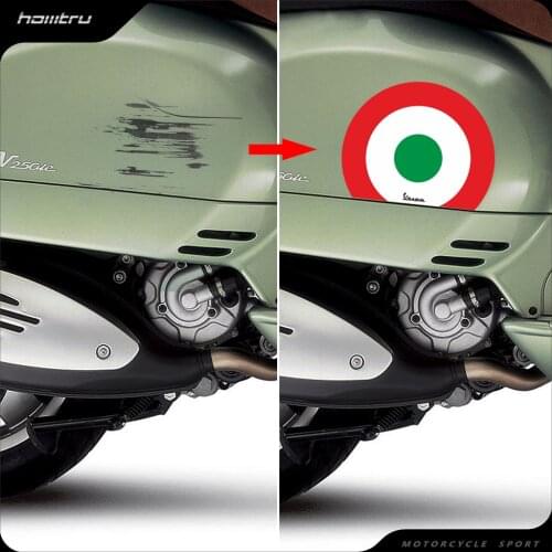 Motorcycle Decal Italy Flag Stickers Case for VESPA Decals