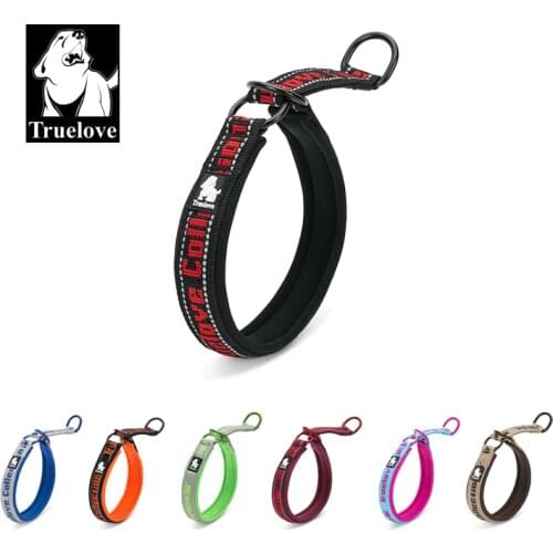 Truelove P-Chain Nylon Pet Collar Adjustable Reflective SBR Neoprene Pull-resistant Explosion-proof Dog and Cat Travel TLC5371