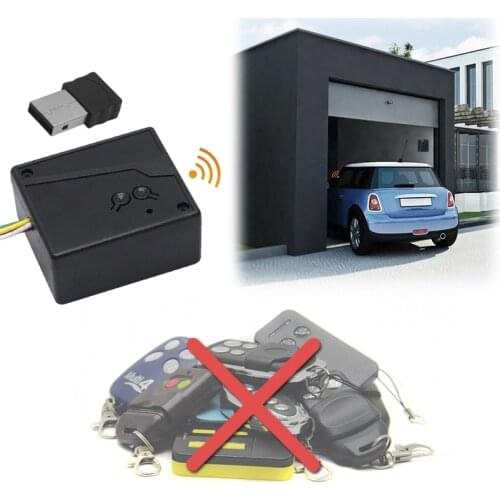 Garage Door Remote Opening Receiver 2.4G Smart Bluetooth Connection Control USB Port Access Control System Transceiver