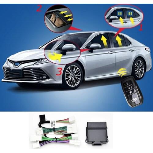 Remote Controlled Window Lifter Automatic Window Lifter Rearview Mirror Folder Automatic Closing Sunroof for Camry 2018 2019