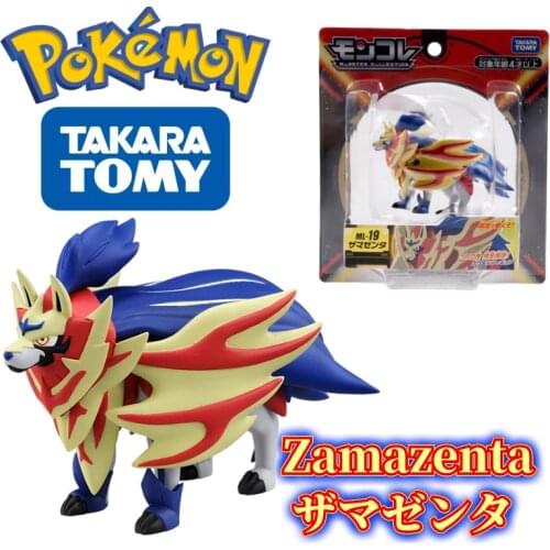 TOMY ML-19 Legendary Pokemon Figures Sword And Shield Zamazenta Toys High-Quality Model Perfectly Reproduce Anime Collection