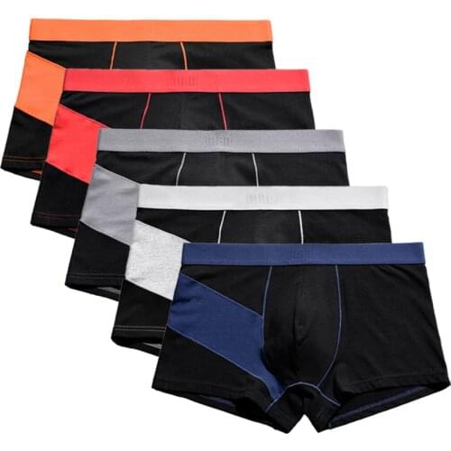 4Ppcs/lot Male Boxer Brand Boxer Underwear Men shorts Homme Cotton For Boxers Short Sale Boxeador Underpants