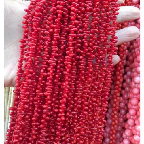 High quality Coral loose beads DIY jewelry for beacelet or necklace sold per strand