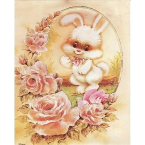 YIKEE Diamond Painting Flowers and Birds Diamond Embroidery Full Square Rhinestones Home Decor Diamonds Mosaic y1183