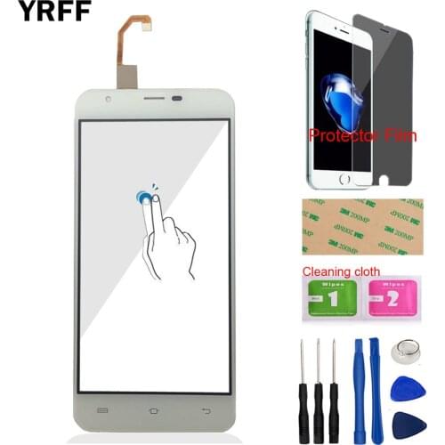 5.5inch Mobile Phone Touch Screen For Oukitel U7 Plus Touch Screen Digitizer Panel Glass Tools Protector Film Adhesive