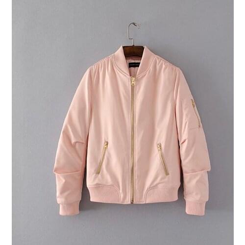 Bella Philosophy Autumn Winter Long Sleeved Pilot Jackets Women Basic All-match Coat Female Bomber Jacket Lady Flight Jacket