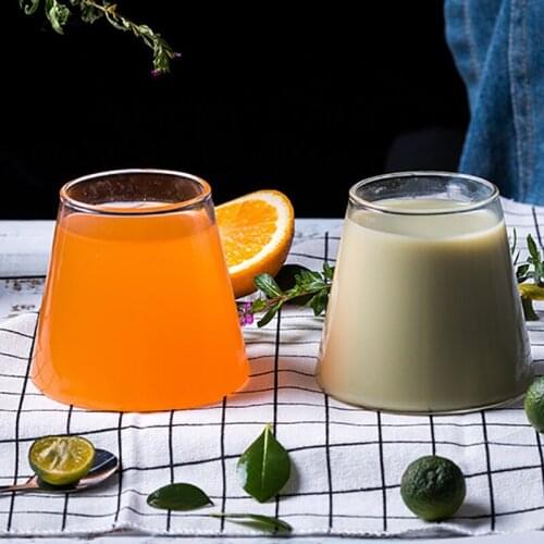 300ML High Borosilicate Glass Creative Mountain Shape Water Cup Juice Tea Wine Glass Coffee Mug Drinkware Whiskey Glass