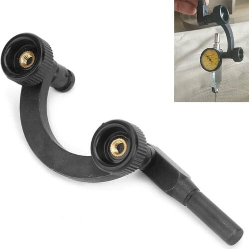 8mm Rod Dial Indicator Base Stand Center Finder Measurement Tool Support Half Round Combination Test Dial Indicator Arc Holder