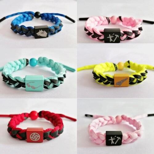 Anime Jujutsu Kaisen Cosplay Charm Bracelets Gojo Satoru Peripheral Bracelet Men Women Fashion Jewelry Bangles Accessories