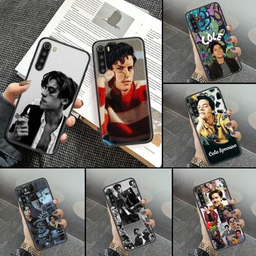 Riverdale Series Cole Sprouse Phone case For Xiaomi Redmi Note 7 7A 8 8T 9 9A 9S 10 K30 Pro Ultra black pretty cell cover 3D