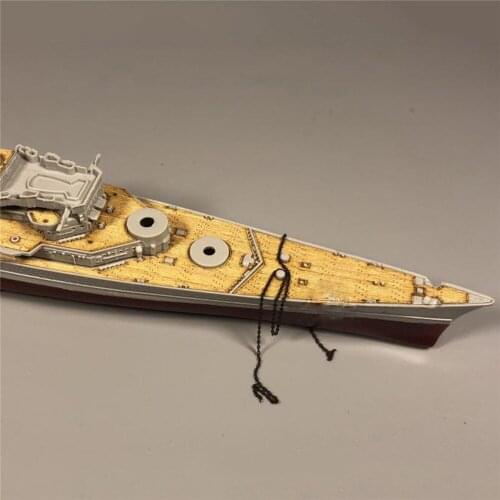 Wooden Deck With Anchor Chain With Trumpeter 05766 for CY700022 1/700 Prince Eugen 1942 Cruiser
