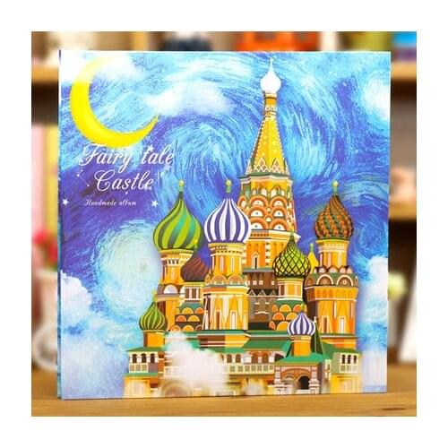 DIY photo album handmade baby growth album cartoon self-adhesive album childrens family gift