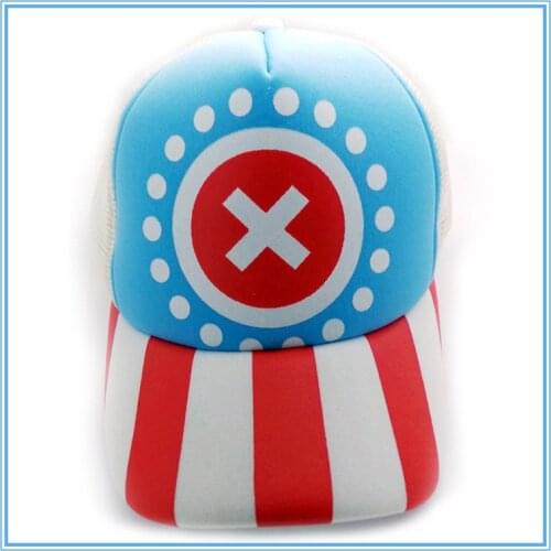 Anime One Piece Sun Mesh Cap of Tony Choppers theme Casual Style Cotton Hat