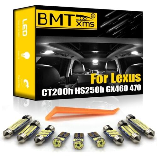 BMTxms For Lexus CT200h HS250h GX GX460 GX470 Canbus Vehicle LED Bulb Interior Dome Map Trunk Light Auto Lamp Kit