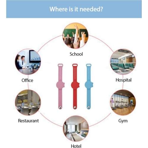 Outdoor Wristband Hand Sanitizer Lotion Dispenser Bracelet Portable Silicone Disinfectant Repellent Dispenser Home Cleaning Tool