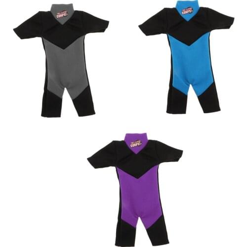 New Dolls Garments Diving Swimming Suit Wetsuit For 1/6 Soldier Dolls Accs