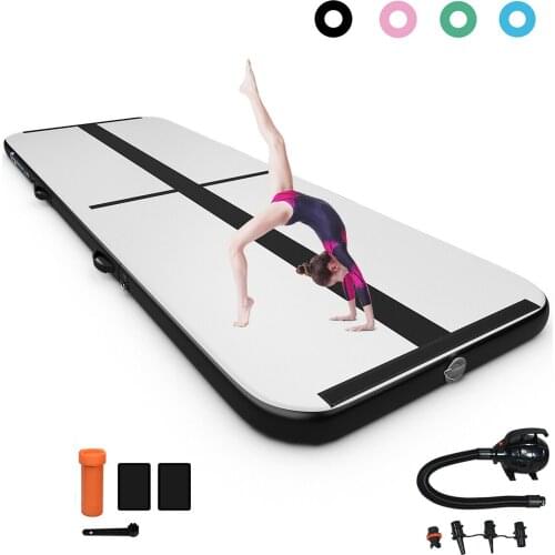New Style 6/7/8m Inflatable Air Track Gymnastics Mattress Gym Tumble airtrack Floor Yoga Olympics Tumbling Yogo Air Pump
