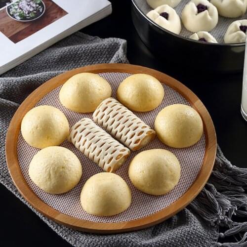 Dim Sum Liners Silicone Steamer Non Stick Steam Mesh Mat Kitchen Resusable