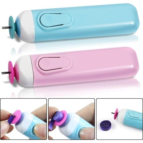 Rolling Paper Pens Electric Handmade DIY Slotted Papercraft Origami Paper Engraver Crafts Curling Tool Forked Roll Paper