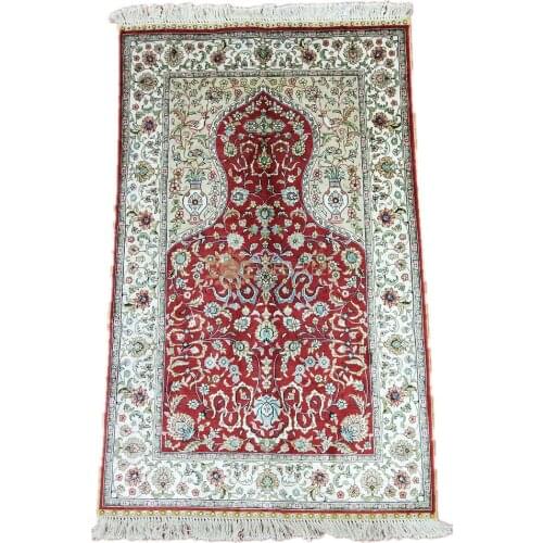 Seeykeep™ 2.5x4ft Rectangle Pure Silk Handknotted Oriental Traditional Rug-SK3036043