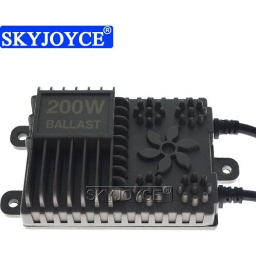 SKYJOYCE High Power 200W Xenon HID Headlight Ballast 12V Car Light Xenon Slim Digital Replacement Ballast For H1 H3 H4 H7 H11