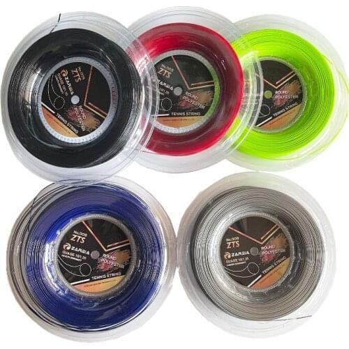 1 Reel ZARSIA 4G 1.25mm Tennis String Polyester 200m Round Shape Tennis String Tennis Racquet Training Tennis strings