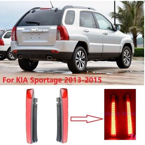 CAPQX 1Pair For KlA Sportage 2013 2014 Rear LED Brake light Tail Light taillight tail lamp stop Parking light warning light