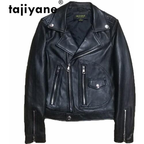 Real Genuine Leather Jacket Women Clothes 2020 Sheepskin Coat Korean Vintage Spring Autumn Coats Women Tops Plus Size ZT2262