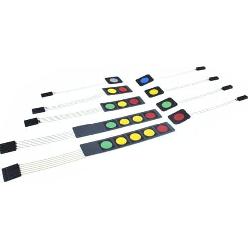 1 2 3 4 12 16 20 Key Button Membrane Switch 1x4 3x4 4x4 4x5 Keys Matrix Array Keyboard Keypad Control Panel DIY Kit For Arduino
