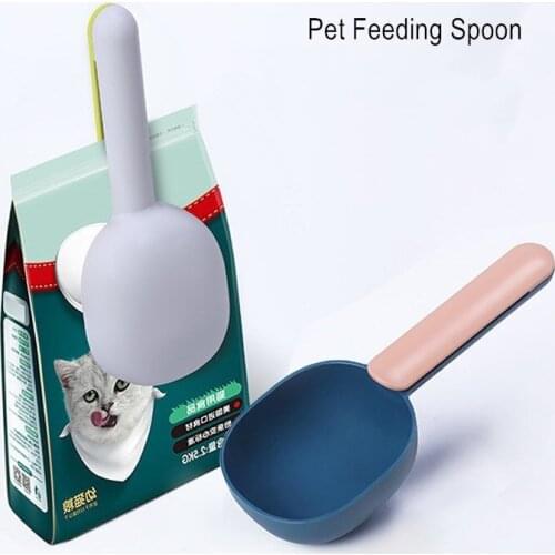 1Pc Multi-Purpose Cute Pet Food Scoop Plastic Duckbilled Cats Dogs Food Spoon Pet Feeder Feeding Supplies