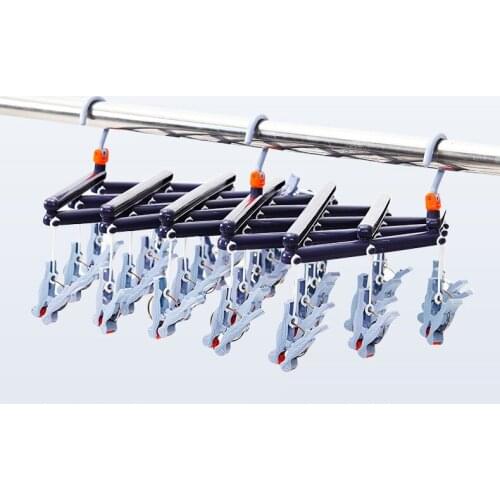 1PC Clothes Hanger Multiport Magic Hanger Organizer Space Saving With Closet Organizer Hook Multifunction Hangers Home OK 1120